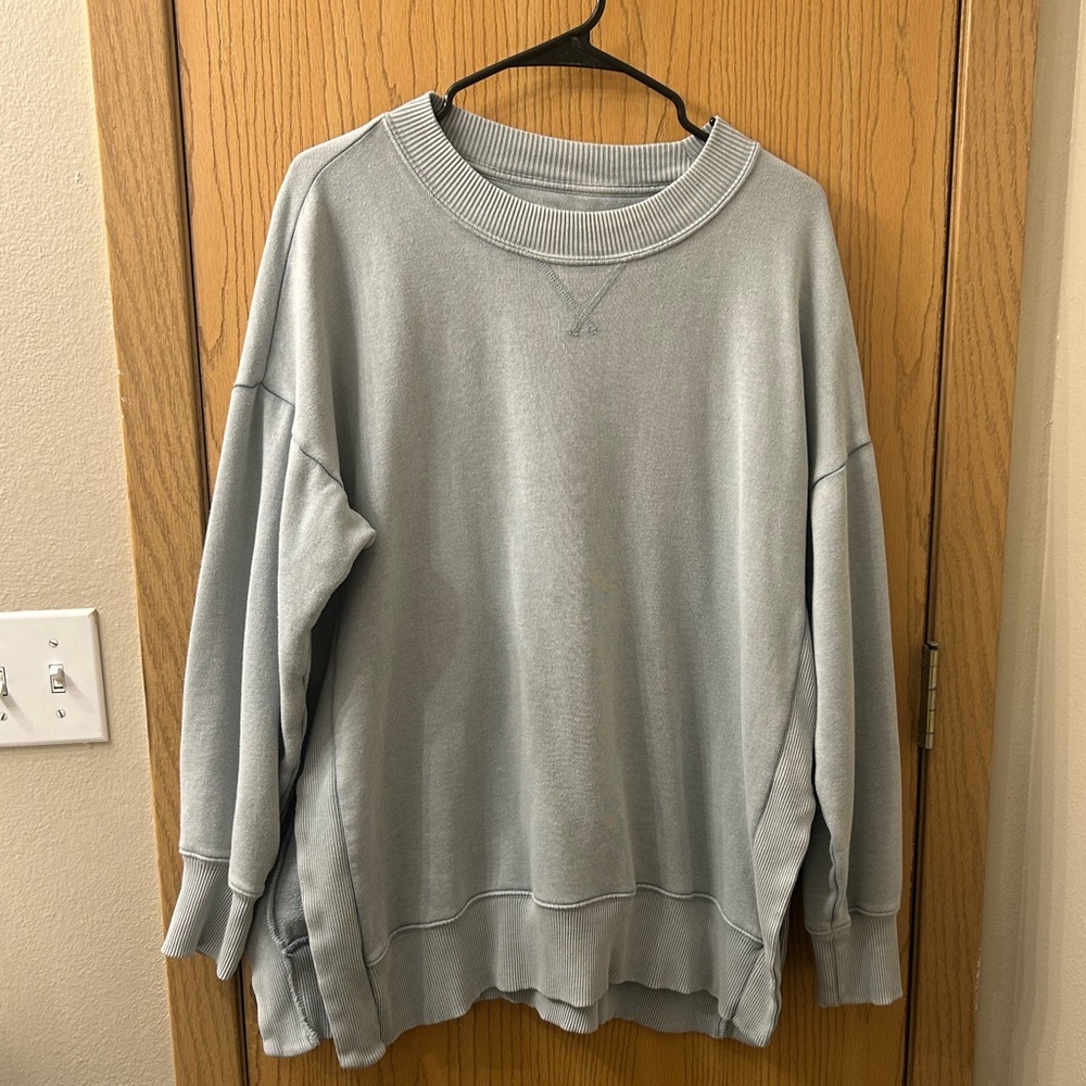 Aerie Blue/Grey Knit Top